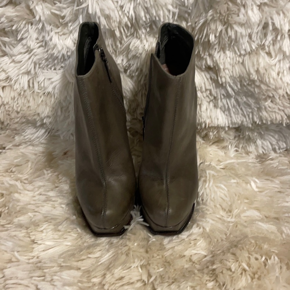 SCHUTZ  Distressed Heel Boots